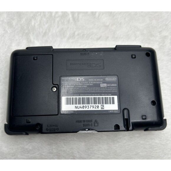 Nintendo DS NTR-001 Silver With Princess Peaches Skin with USB Charger WORKING - Picture 3 of 13